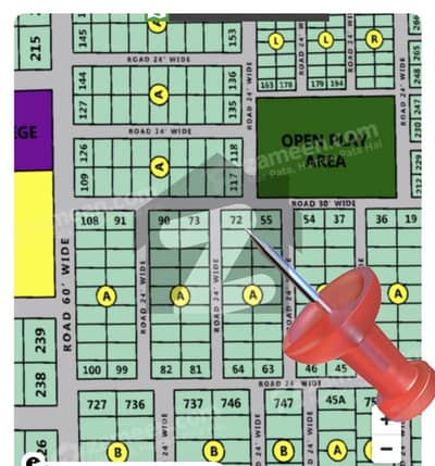 Prime Location CORNER PARK FACE 240 Sq. Yards Plot for Sale Sector 1B, Gulshan-e-Mehran Karachi