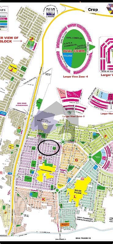 DHA Phase 9 Prism Block H CORNER Hot Location Plot For Sale