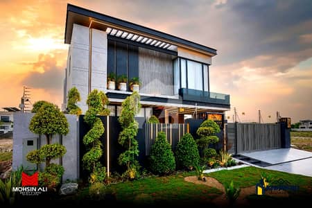 1 Kanal Top Quality Build Luxurious Beautiful Modern Design Villa With Basement For Sale In DHA Lahore Phase 7 Prime Location