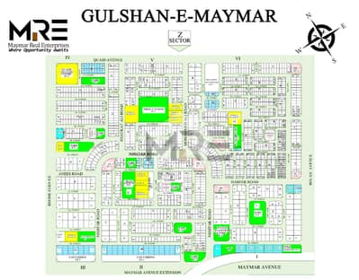 Spacious 200 Square Yards Residential Plot Available For Sale In Gulshan-E-Maymar - Sector Z