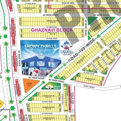 10 Marla Residential Plot For Sale In Ghaznavi Block Sector F Bahria Town Lahore