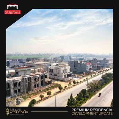 10 Marla Corner Plot For Sale In Premium Block SA Garden Phase 2