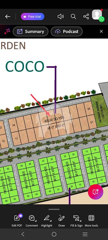 Palm Village 400 Sq Yards Plot For Sale