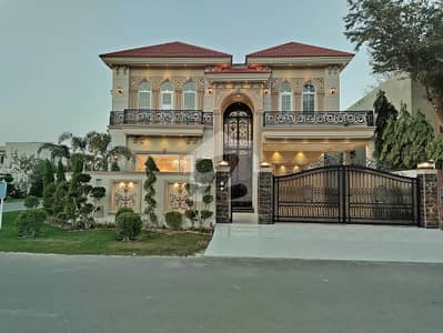 One Kanal Brand New Spanish Design Most Beautiful Owner Build Bungalow 2 Servant Quarter In Basement For Sale At Prime Location Of DHA Lahore Near To Park Masjid & Commercial Market.