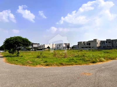 Corner Plot No- 4476 Block Y - 2 Kanal Plot On Top Location of Phase 7 DHA Lahore For Urgent Sale