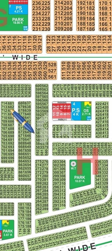 LDA City Lahore H Block 10 Marla On Ground Carpeted Road Possession Available Ready To Construction Plot