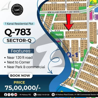 1 kanal Rasential plot for sale DHA Multan 1 kanal Rasential plot for sale DHA Multan