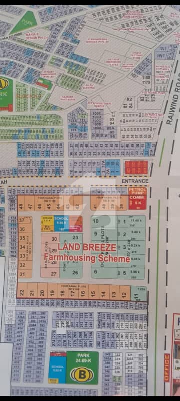 4 Kanal Croner Land For Sale Land Breeze Housing Society
