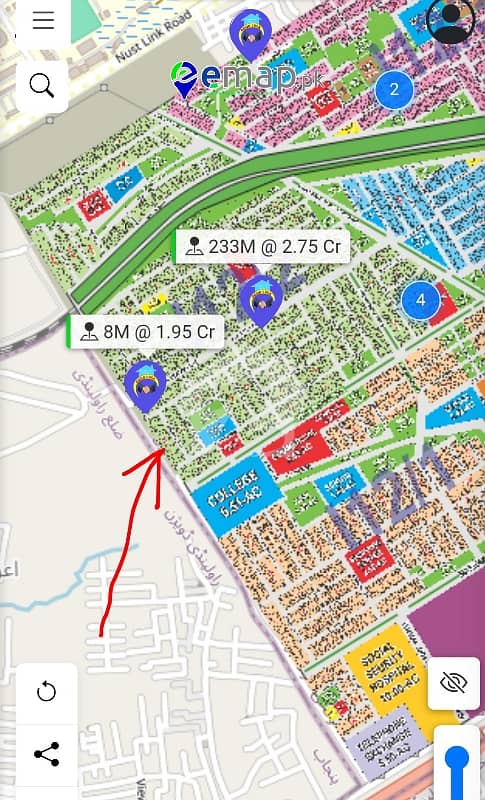 7 Marla Plot On The Main Double Road . 7 Marla Plot On The Main Double Road .