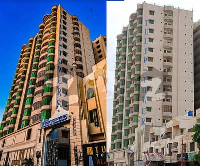 IN TULIP TOWER, A ZERO METER 3500 SQUARE FEET FLAT IS AVAILABLE FOR SALE IN TULIP TOWER, IN SCHEME 33 KARACHI
