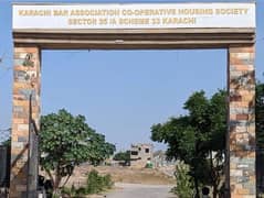 240 SQ YARD WESTOPEN PLOT FOR SALE IN KARACHI BAR 25A SECTOR SCHEME 33 KARACHI