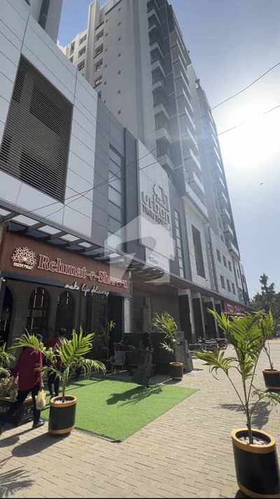 SHOWROOM AVAILABLE FOR RENT IN URBAN TWIN TOWER OPPOSITE AGHA KHAN HOSPITAL KARACHI
