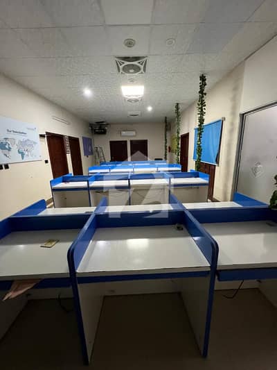 SILENT COMMERCIAL OFFICE FOR RENT PRIME LOCATION AT BLOCK 5 GULSHAN