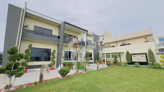 Extra Land +Corner +Main Double Road Triple Storey Brand New House For Sale