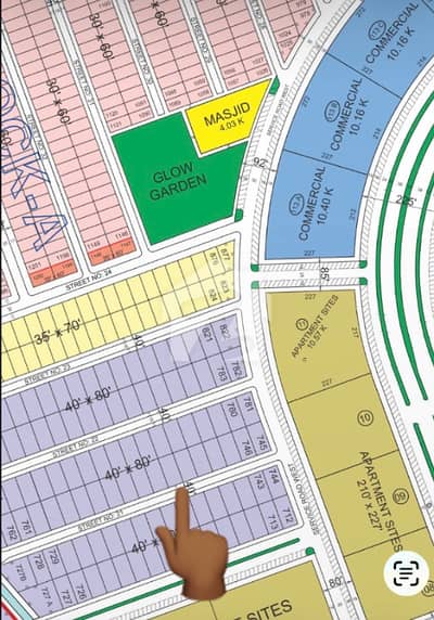 A block 14 Marla Prime Location Plot Available For Sale