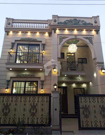 5 Marla Brand New Spanish Elevation House For Sale Al Hafeez Garden Phase 2 4 Bedroom 4 Bathroom 2 Kitchen Master Kitchen Tv Lounge Dring Room Big Car Porch Solid Material Construction Spanish Elevation Good Work Amazing Woodwork