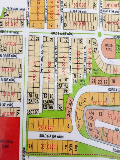 1 Kanal Plot For Sale In Sector C Bahria Enclave Islamabad