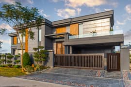 Facing Park 2 Kanal Brand New Modern Design House Furnished by Wing Chair for Sale in Reasonable Price DHA Phase 5, DHA Defence, Lahore,