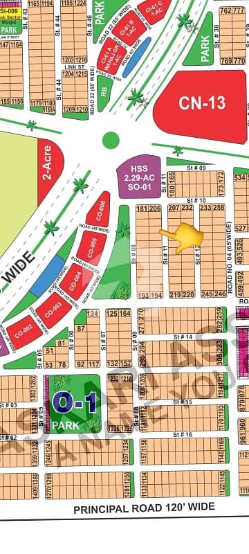 1 Kanal Plot At Prime Location Of Sector O