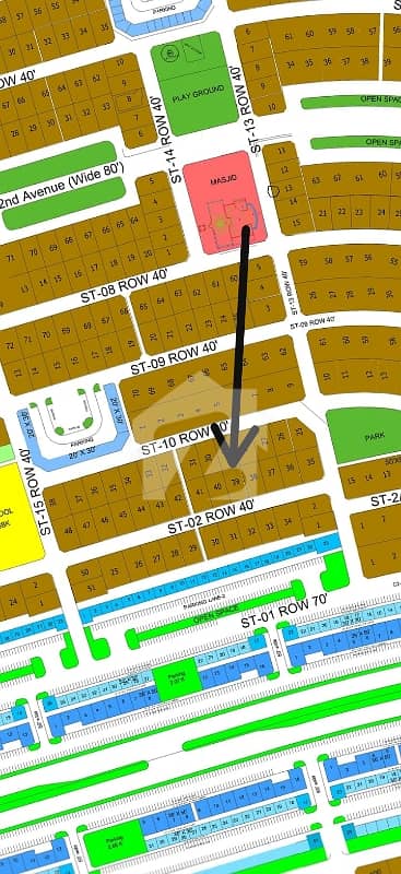 Dha Phase 5. . . . . Sector H. . . . . 1 Kanal Plot Available For Sale