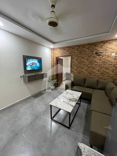 1 Bed Brand New Full Furnished Flat For Rent Available In Prime Location Top City-1 Islamabad