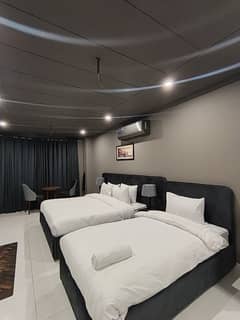 Luxury Furnished Studio Flat For Rent Available In Prime Location Top City-1 Islamabad
