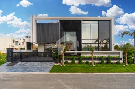 100 Percent Original Add Near Defence Raya And Masjid One Kanal Brand New Modern Ultra Luxury Supreme Location House In DHA Lahore Reasonable Deal
