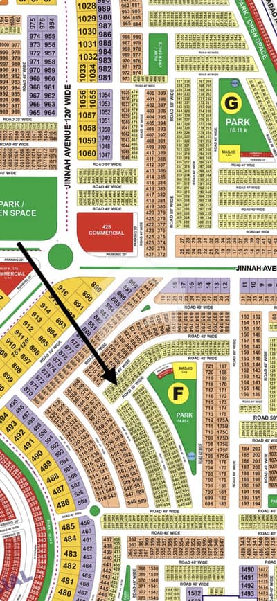 Top location F block Back park plot Top location F block Back park plot