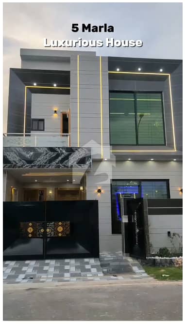 Brand New 5 Marla Park Facing House for Sale in Crystal Block, Park View City Lahore