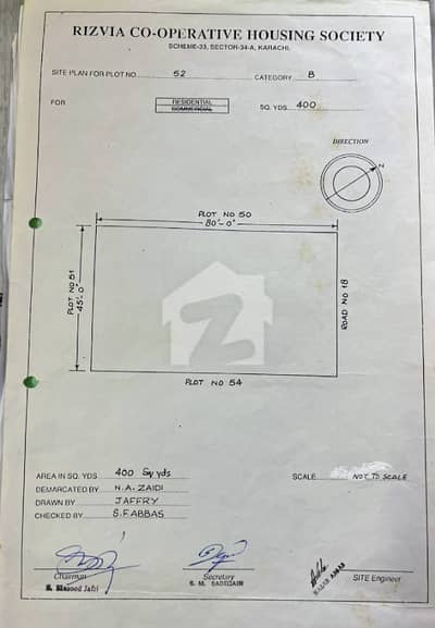 400 Sq Yards Plot Available For Sale
