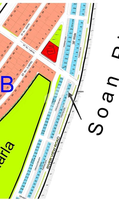 4 Marla Commercial no 54. River View Road. Sector B. DHA 4