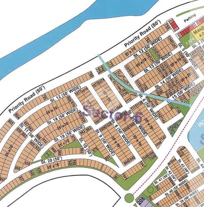 10 Marla Plot Front Back Open In Street 12 Level Plot Ready To Built No Transfer Fee No Tax