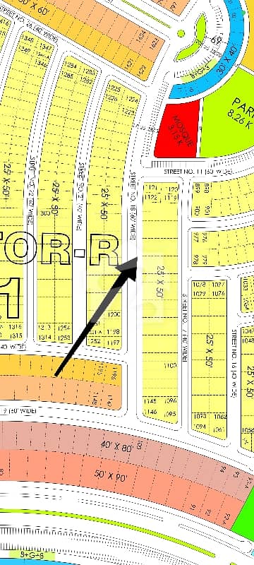 5 Marla Model Block 60 Feet Road