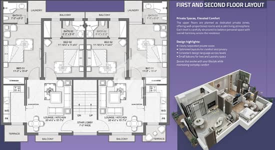 5 Marla Town House Pine Residencia Available On 2.5 Year Easy Installment For Sale In Union Town Lahore