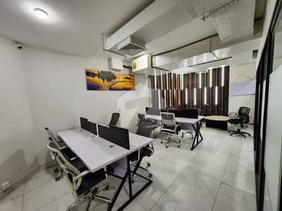 2880 Sq Ft FULL FURNISHED OFFICE in BRAND NEW BUILDING At Main Shaheed E Millat 24/7