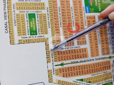 5 Marla Plot Available For Sale In Block C Canal view phase 2 Gujranwala