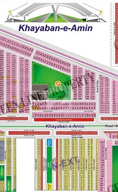 1-Kanal Residential Plot For Sale In Khayaban-E-Amin Housing Society, Lahore.