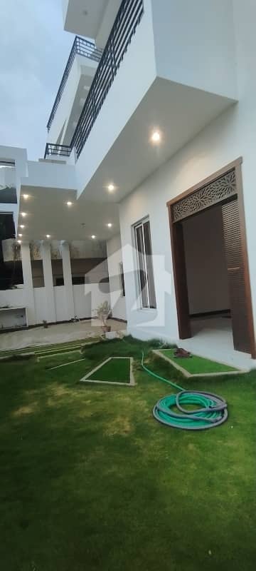 410 Yards G Plus 2 Corner Leased West Open Brand New House In Saadi Town Block 3.