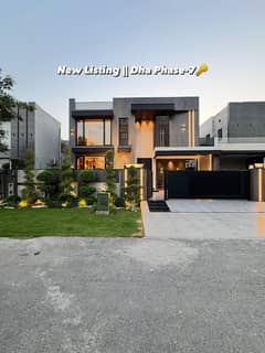 One Kanal Brand New luxury Modern design Fully Furnished House Available For Rent in DHA Phase 7 Hot location