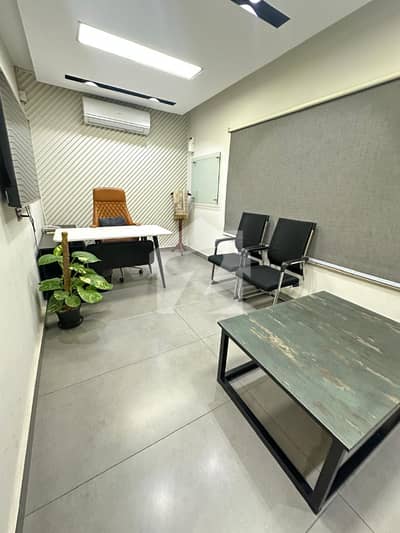 Triple-Story 4 Kanal 8 Marla Commercial House for Rent on Main Boulevard Garden Town Lahore with Solar Backup and Massive Parking