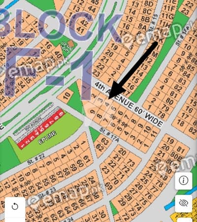 DHA Phase 5 Sector F-1 | 1 Kanal Investment Plot | 4th Avenue