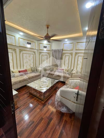 3 Bed DD Flat For Sale Fully Renovated Fully Furnished 2nd Floor With Lift Bungalow Facing With parking