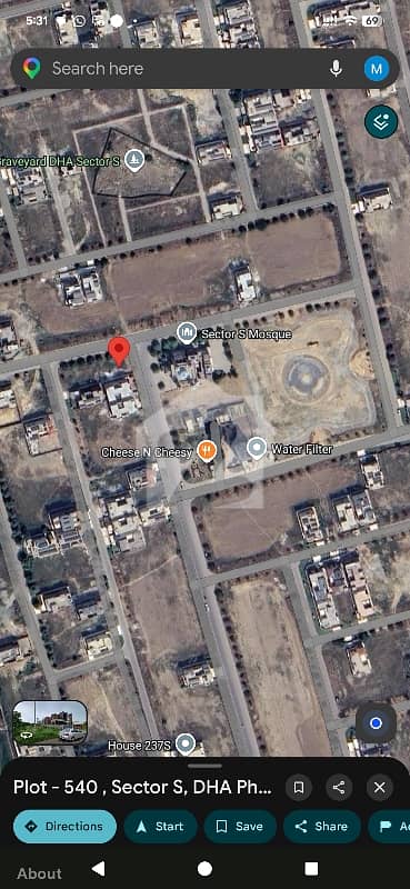 ڈی ایچ اے فیز 8 - بلاک ایس فیز 8,ڈیفنس (ڈی ایچ اے),لاہور میں 1 کنال رہائشی پلاٹ 5.4 کروڑ میں برائے فروخت۔