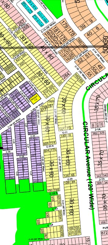 7 Marla DEVLOP plot available for sale block C