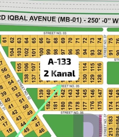 02 Kanal Residential Plot For Sale In Sector A, DHA Bahawalpur