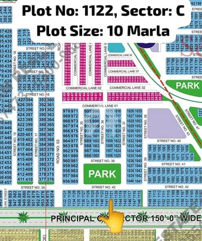 10 Marla Residential Plot For Sale In Sector C, DHA Bahawalpur
