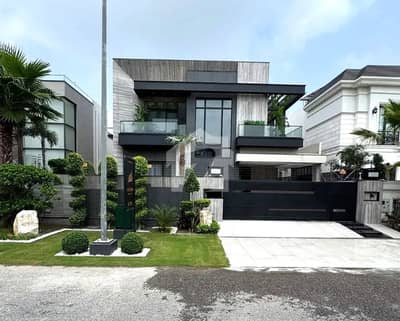 One Kanal Brand New Luxury Ultra-Modern Design Most Beautiful Fully Furnished Bungalow 2 Servant Quarter In Basement For Sale At Prime Location Of DHA Lahore Near To Park Masjid & Commercial Market