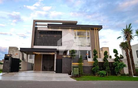 One Kanal Brand New Luxury Ultra-Modern Design Most Beautiful Semi Furnished Full Basement Bungalow 10Kv Solar Installed For Sale At Prime Location Of DHA Lahore Near To Park Masjid & DHA Raya Fairways Commercial.