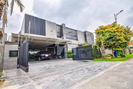 1 Kanal Lash Green Lawn + 2 Kanal Brand New Luxury Ultra-Modern Design Most Beautiful Full Basement Fully Furnished Home Theater Swimming Pool Bungalow For Sale At Prime Location Of DHA Lahore Near To Park Masjid & Commercial Market
