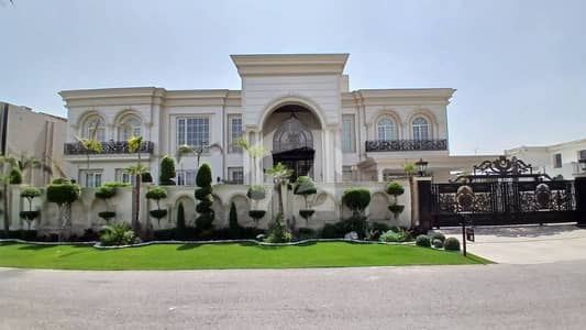 2 Kanal Brand New Spanish Design Most Beautiful Full Basement Fully Furnished Home Theater Swimming Pool Bungalow 25 KV Solar Installed For Sale At Prime Location Of Dha Lahore Near To Park & Commercial Market